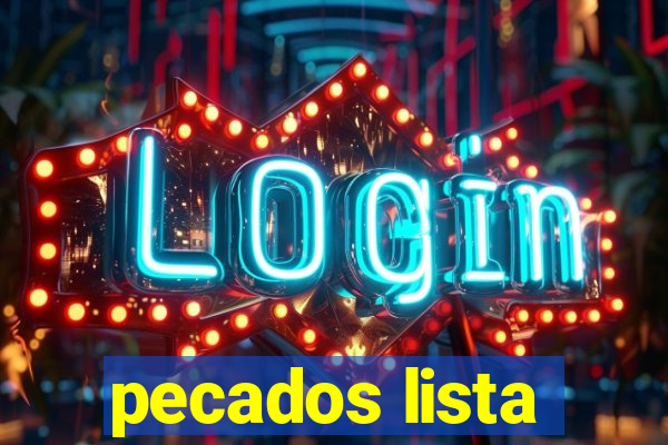 pecados lista